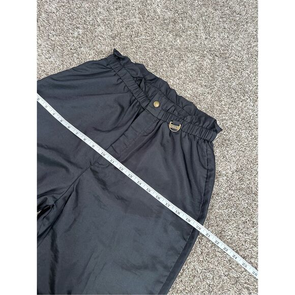 Nils Vintage Snow Pants Black Ski Women’s 14 Nylon Top Layer Made in USA Winter - Picture 6 of 11